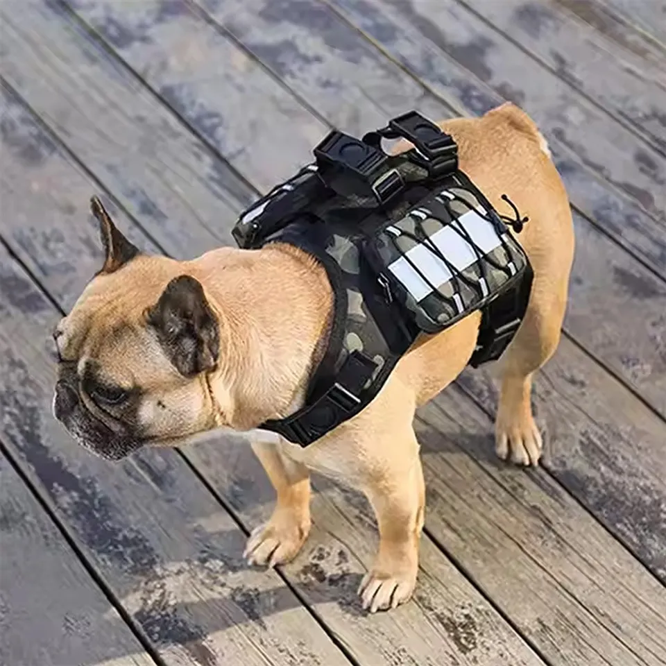 Hundesele med sadeltasker